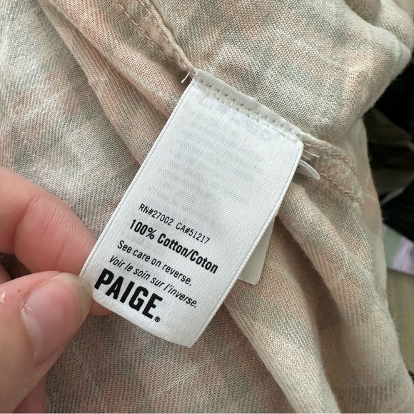 Paige mya pink and beige plaid button down shirt - Picture 4 of 8